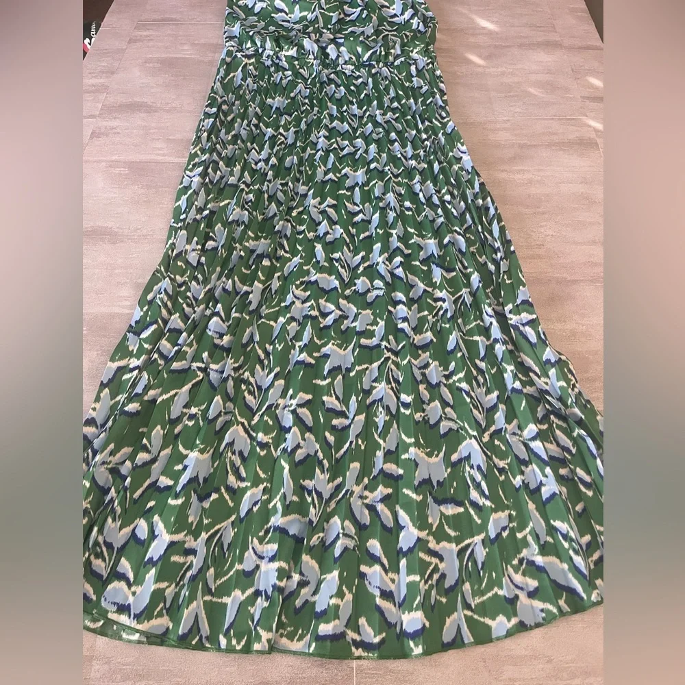 SCOOP- Floral Green and Blue Maxi Dress- Size 12-14 Nwt - Picture 4 of 8